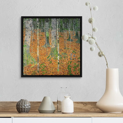 «The Birch Wood, 1903» par Gustav Klimt, reproduction sur toile