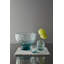 Moss Crystal Glass Serving Bowl