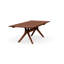 Audrey Extendable Solid Wood Trestle Dining Table-81263415-81263412
