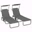 Chaises longues pliantes pour piscine