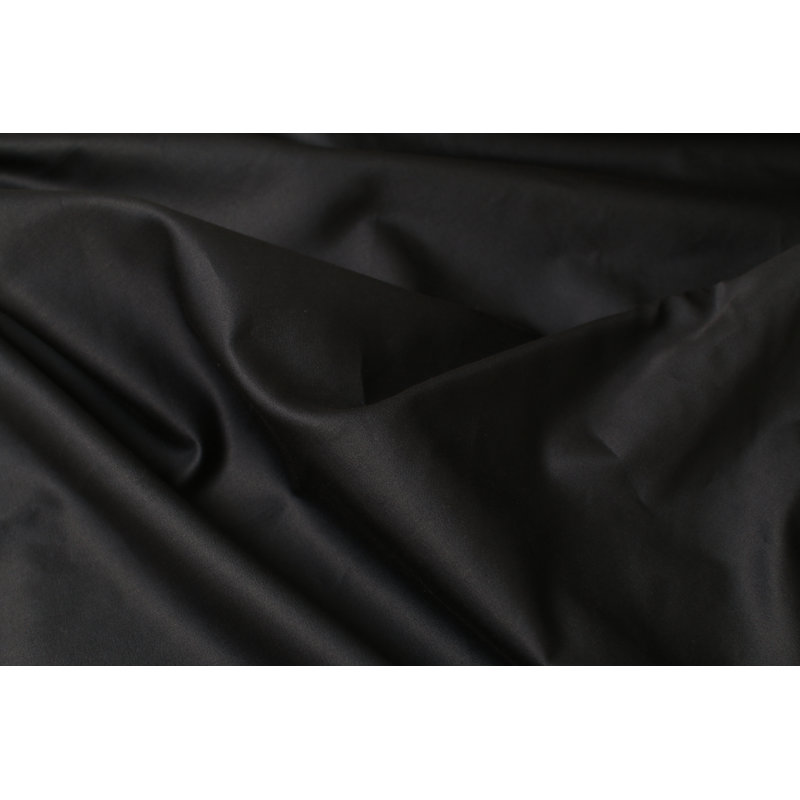 Cotton Blend No Pattern And Not Solid Color Flat Sheet, Queen Flat Sheet, Black 