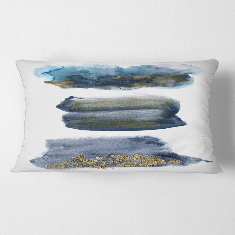 Aquatic Clouds with Touches Rectangular Pillow Cover & Insert