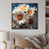 Black Floater Framed