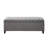 Maniscalco Light Gray Fully Upholstered Flip-Top Tufted Storage Bench-873664025