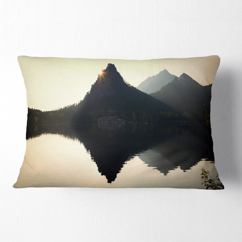 Coussin lombaire imprimé Bur Pixel at Sunset