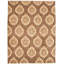 Tapis unique en laine noué à la main de style nouvel âge 18 / 20e de 8 pi 9 po x 11 pi 5 po pako brun