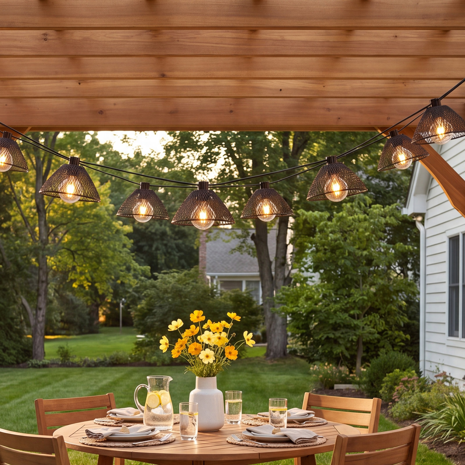 Wallis 120'' Shaded String Lights