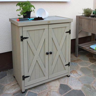 3 ft. W x 1 ft. D Solid Wood Tongue & Groove Flat Storage Shed
