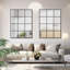 Rectangular Windowpane Wall Mirrors-908642645