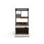 Enceinte pour litière pour chat Pet Design - American Design en blanc + tour d'arbre et armoire de couleur rétro