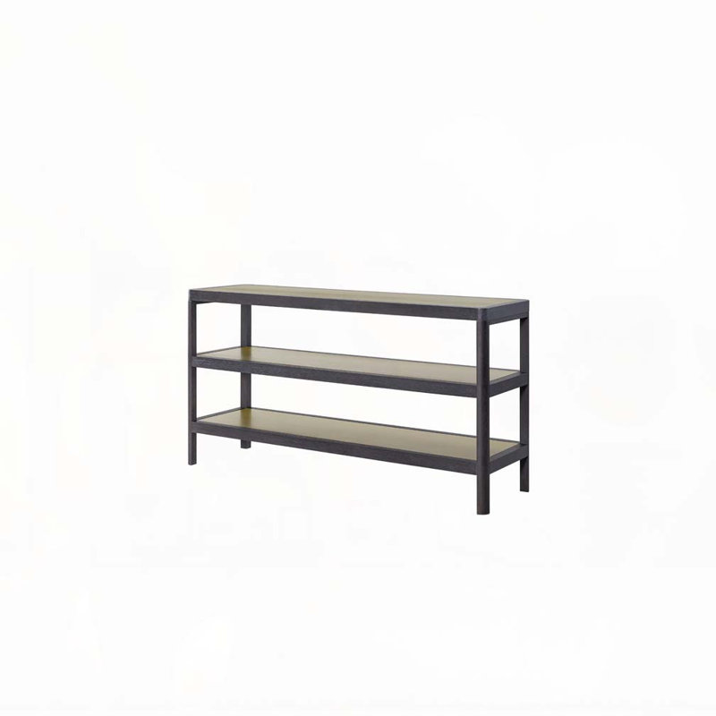 Console Table W/ Metal Insets