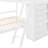 Twin Over Full Bunk Bed With Six Drawer Storage And Movable Shelves - White 6 Adjustable Shelf Layout Finish-382335523