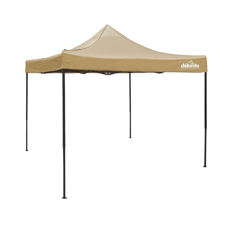 Premium 3m x 3m Steel Pop-Up Gazebo, Beige