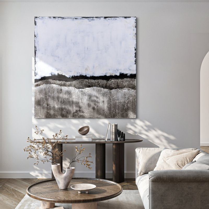 «White Atmosphere», reproduction de peinture à l'huile sur toile