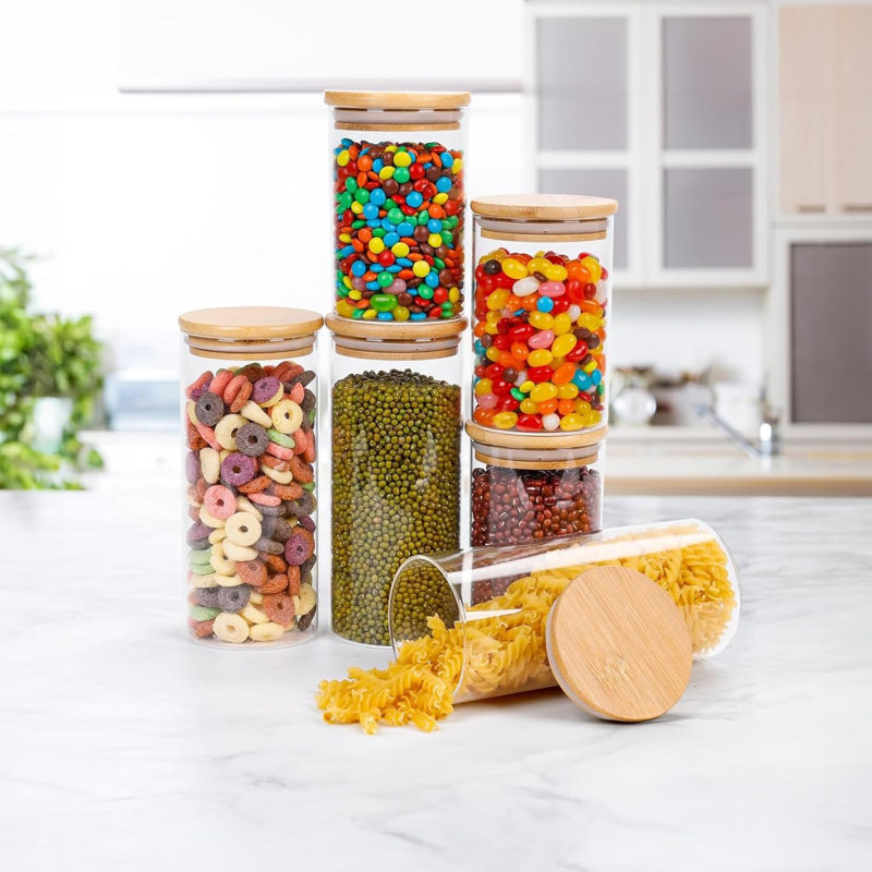 Glass Jar - Set of 6