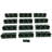 Wall-Mounted Planter With 36 Pots-704210923
