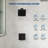 Single-Function Shower Faucet Set,7-Spray Shower Head, Shower Handle Trim Kit with Valve-113300468