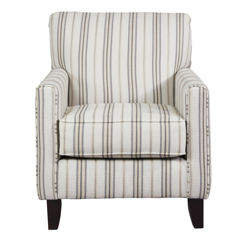 Aravis 30" Wide Polyester Armchair, Unica Oxford Performance Velvet