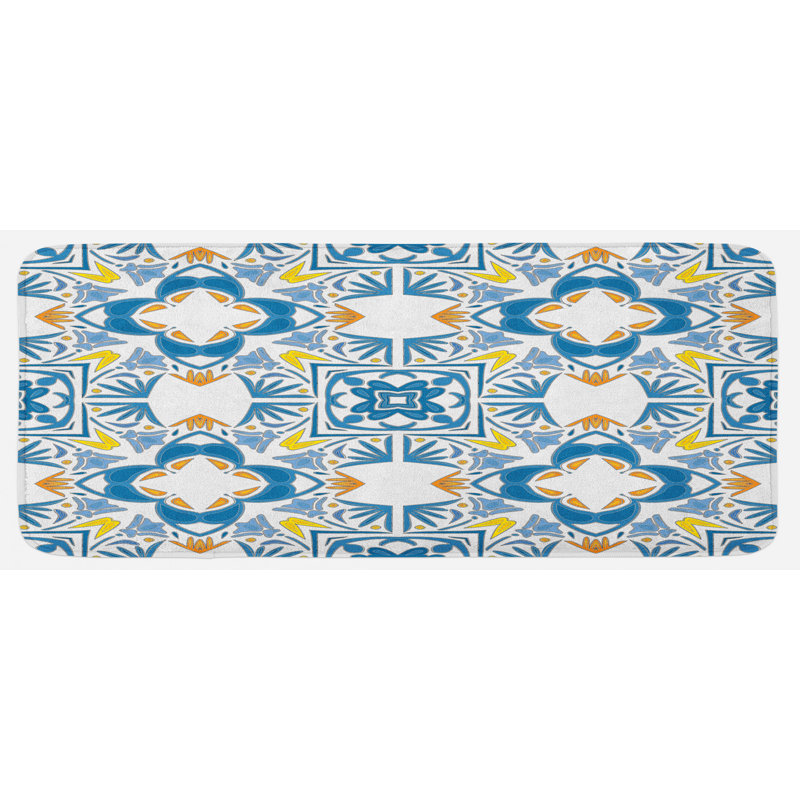 Eclectic Polyester Kitchen Mat