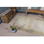 Tapis turc rétro fabriqué à la main avec un motif floral parfait pour tout espace de vie
