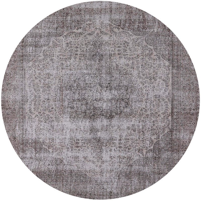 Anjannette Oriental Indoor Rug, Round 7'