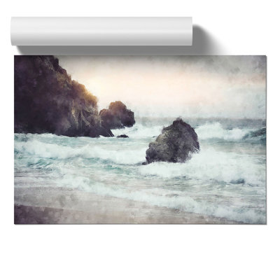 Beach Seascape - No Frame Painting