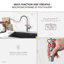Modern Faucet Stylish Napoli One-Handle Stainless Steel Pull Down Kitchen Faucet-61536832