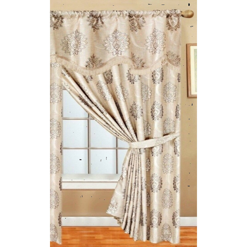 Deshawnna Room Darkening Curtain Pair, Coffee, 168cm W x 228cm D