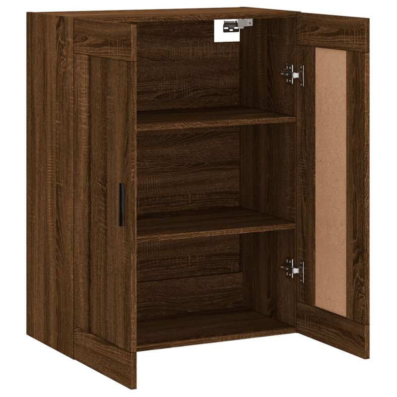 Houtzdale Bathroom Cabinet, Brown Oak