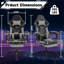 Chaise de jeu, chaise d'ordinateur ergonomique avec repose-pieds Chaise de bureau Chaise d'ordinateur ergonomique avec dossier lombaire-354856568-354856575