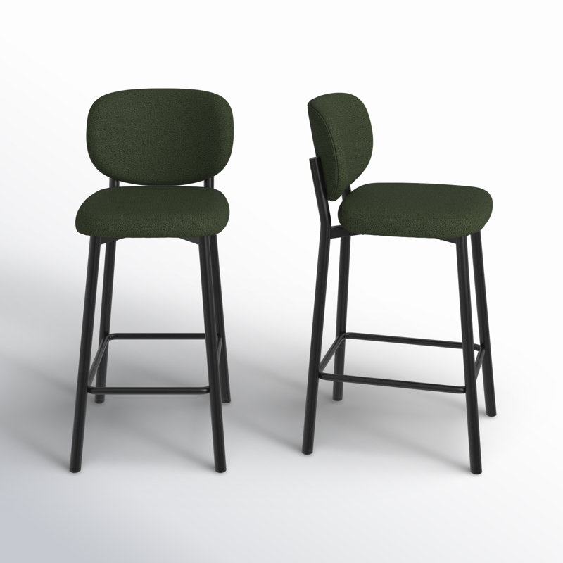 Corine 24'' Counter Stool, Green