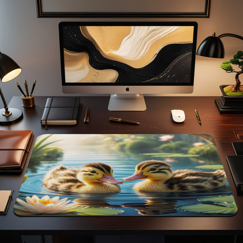 Polyester Desk Pad, 31.5x15.5