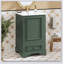 Meuble-lavabo moderne de 20 pouces avec lavabo en céramique, porte à fermeture en douceur, tablette ajustable en forme de U et rangement généreux, conception peu encombrante-201470104