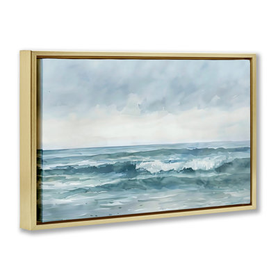 Dramatic Moody Shore Floating Frame, design by LSR Design Studio