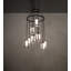 Lustre cylindrique unique à 9 lumières Bettard
