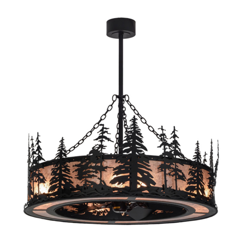 Tall Pines Downrod Ceiling Fan
