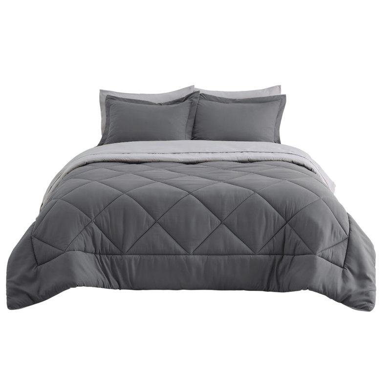 Best Seller Bedsure Comforter Set Reversible Bedding for All Seasons-89GSM, Full Comforter + 4 Additional Pieces