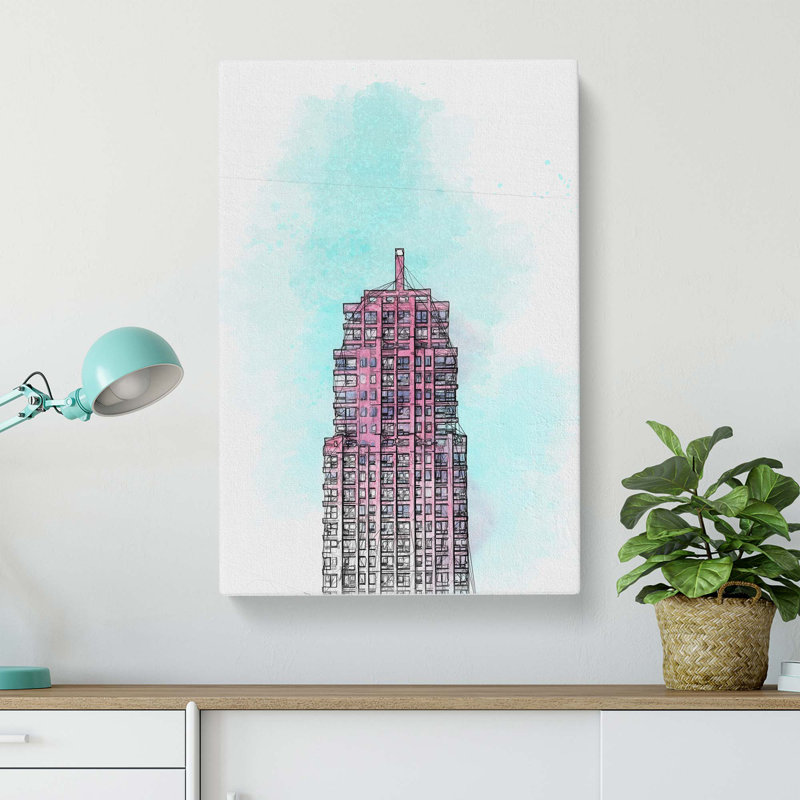 Sketching the Architecture Vol.65 - Wrapped Canvas Drawing - Wrapped Canvas, 76cm H x 50cm W x 3cm D