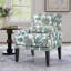 Ensemble de 5 fauteuils rembourrés de 28,7 po de largeur avec garniture cloutée et coussin lombaire-1862596552