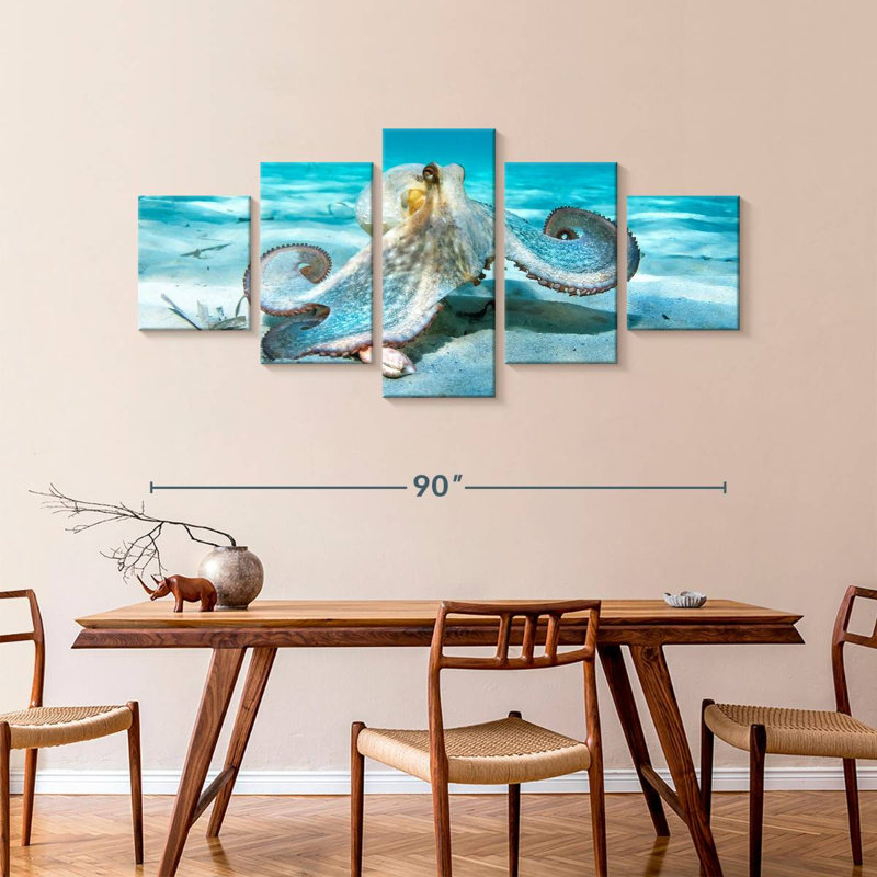 Roaming Octopus, 42" H x 92" W