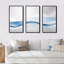 Vague 3D de l'eau Splash - ensemble abstrait d'art mural sur toile 3-1651864603-1651864605