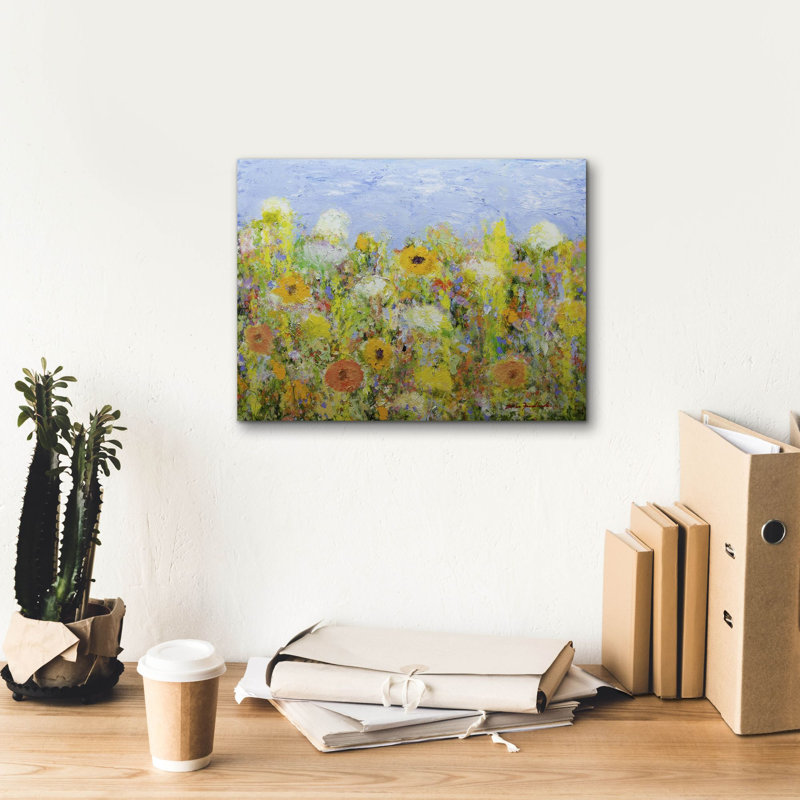 «Dandelion Dust» par Allan Friedlander, art mural sur toile, H 12 po x l 16 po x P 0,75 po