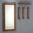 2.4 " Wide Hallway Set with Shelves