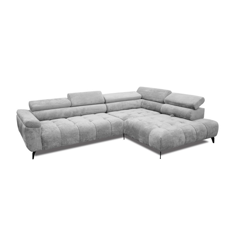 Temecia 3 Seater Corner Sofa , Right Hand Facing, Grey
