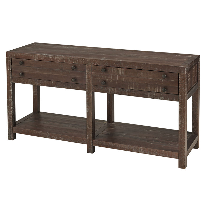 Console en bois massif 60 po Randal