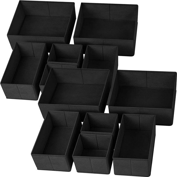 Kuriko 5 H x 11 W x 11 D Closet Drawer Organizer Latitude Run Color: Black