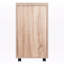 Classeur mobile 3 tiroirs Kenner, blanc et brun clair, H 29,25 po x l 15,75 po x P 18,39 po