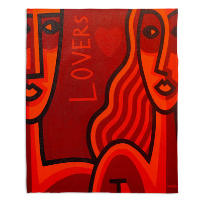 Couverture sherpa doux lovers