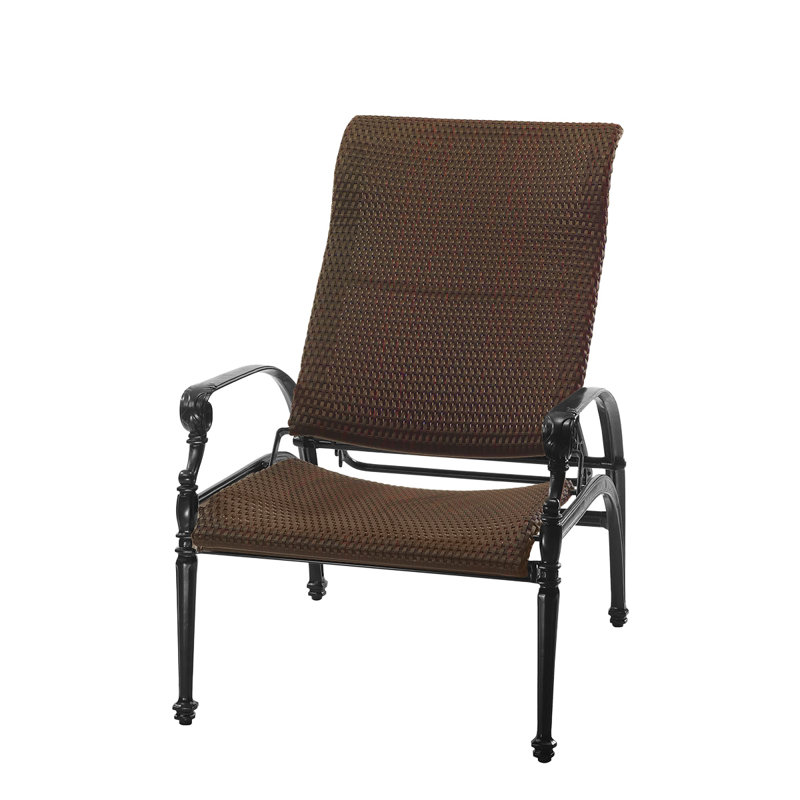 Grand Terrace Woven Reclining Chair, Vintage, Chestnut