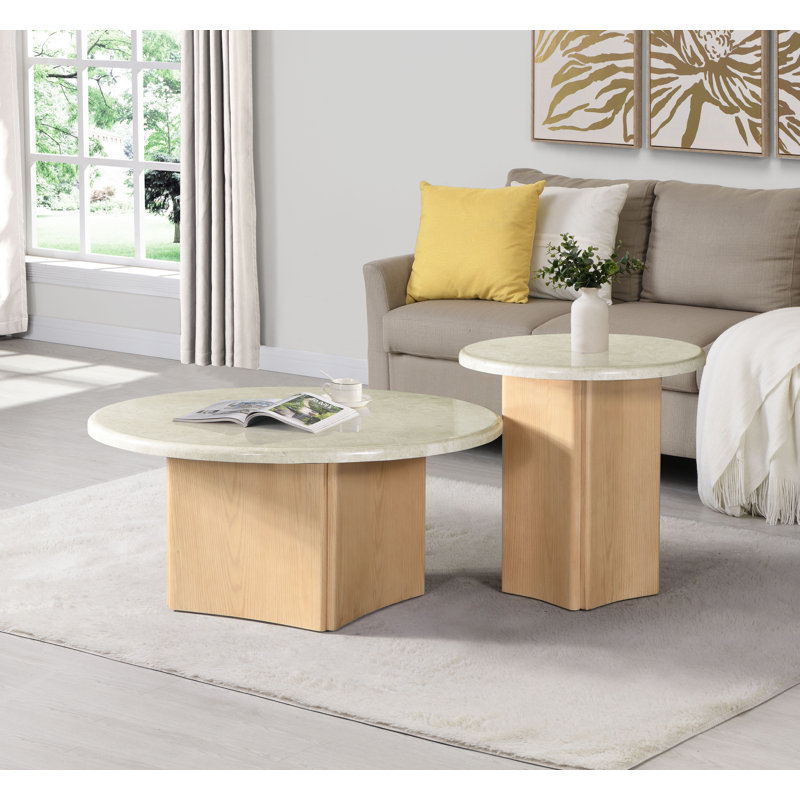 Ensemble de tables basses 2 pièces Shulman